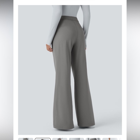 NWT-Halara Flex™ DayStretch High Waisted Pocket Work Flare Pants - Picture 2 of 4